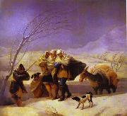 Francisco Jose de Goya The Snowstorm china oil painting artist